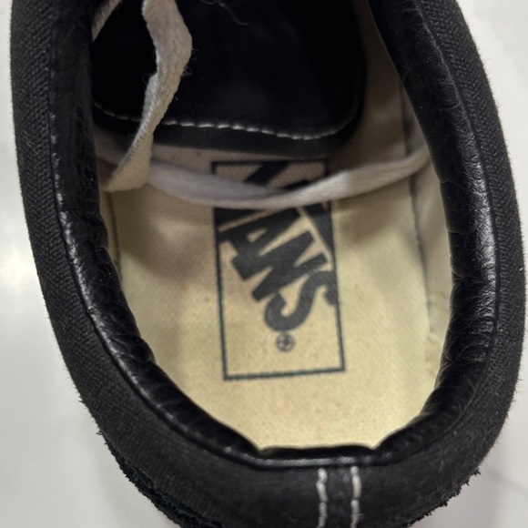 Vans Black and White Old Skool Low-Top Sneakers - Picture 12 of 13
